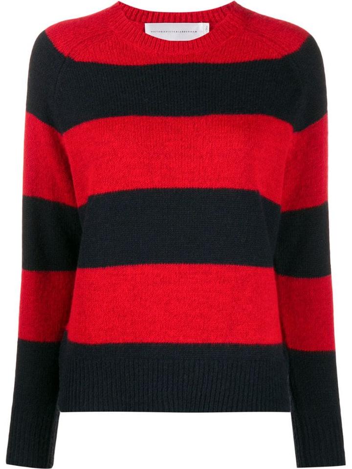 Victoria Victoria Beckham Block Stripe Sweater - Blue