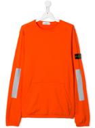 Stone Island Junior Teen Sweatshirt - Orange
