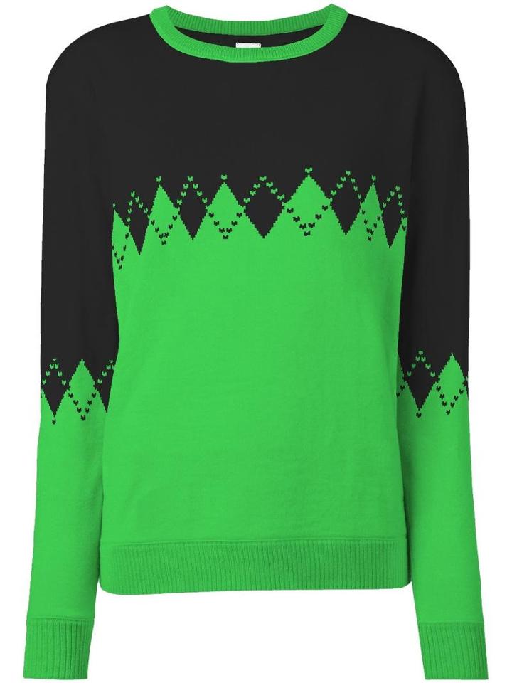 Opening Ceremony Umd X Opening Ceremony Crew Jumper, Women's, Size: Medium, Green, Merino