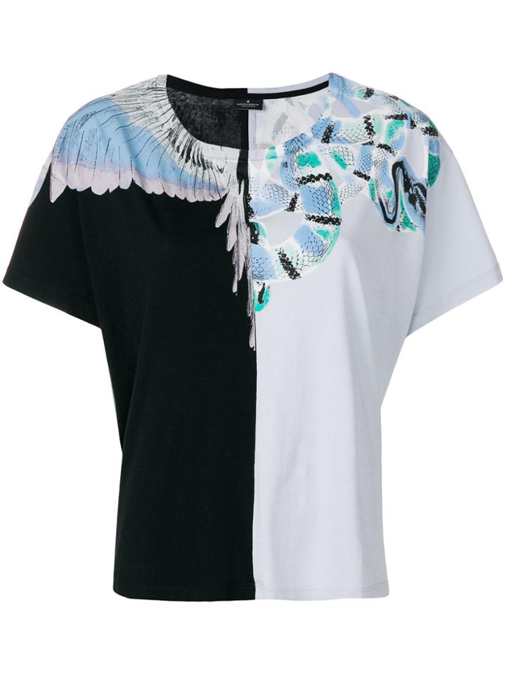 Marcelo Burlon County Of Milan Snake Wing T-shirt - Blue