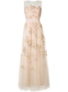 Carolina Herrera - Embroidered Tulle Gown - Women - Silk/nylon - 2, Pink/purple, Silk/nylon