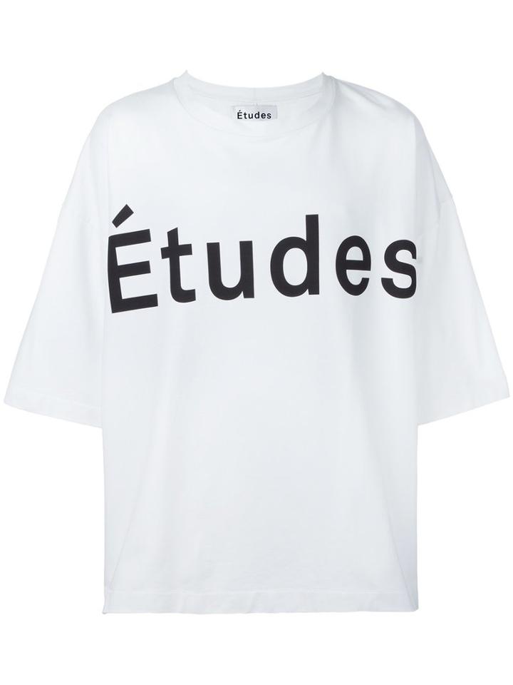 Études 'desert Etudes' T-shirt, Men's, Size: Xs, White, Cotton/modal