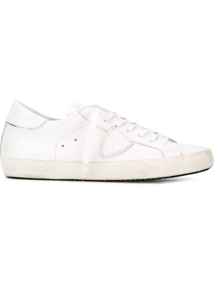Philippe Model Low Top Monochrome Sneakers