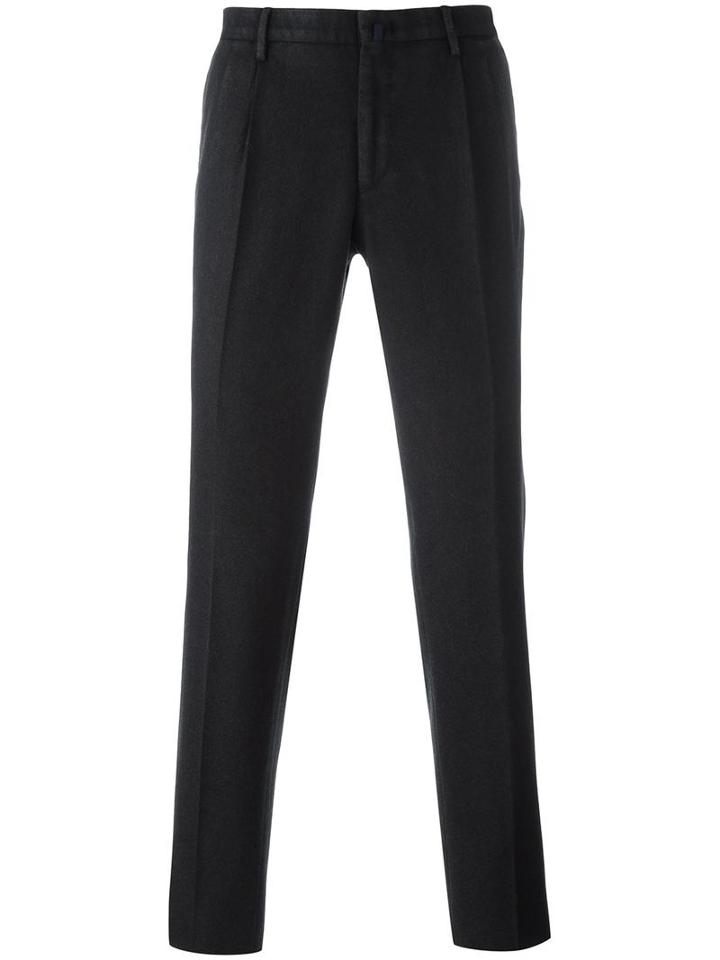 Incotex Classic Chinos, Men's, Size: 52, Grey, Wool