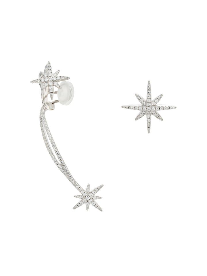 Apm Asymmetric Meteorites Stud Earrings - Metallic