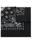 Mastermind Japan Skull Paisley Print Scarf - Black