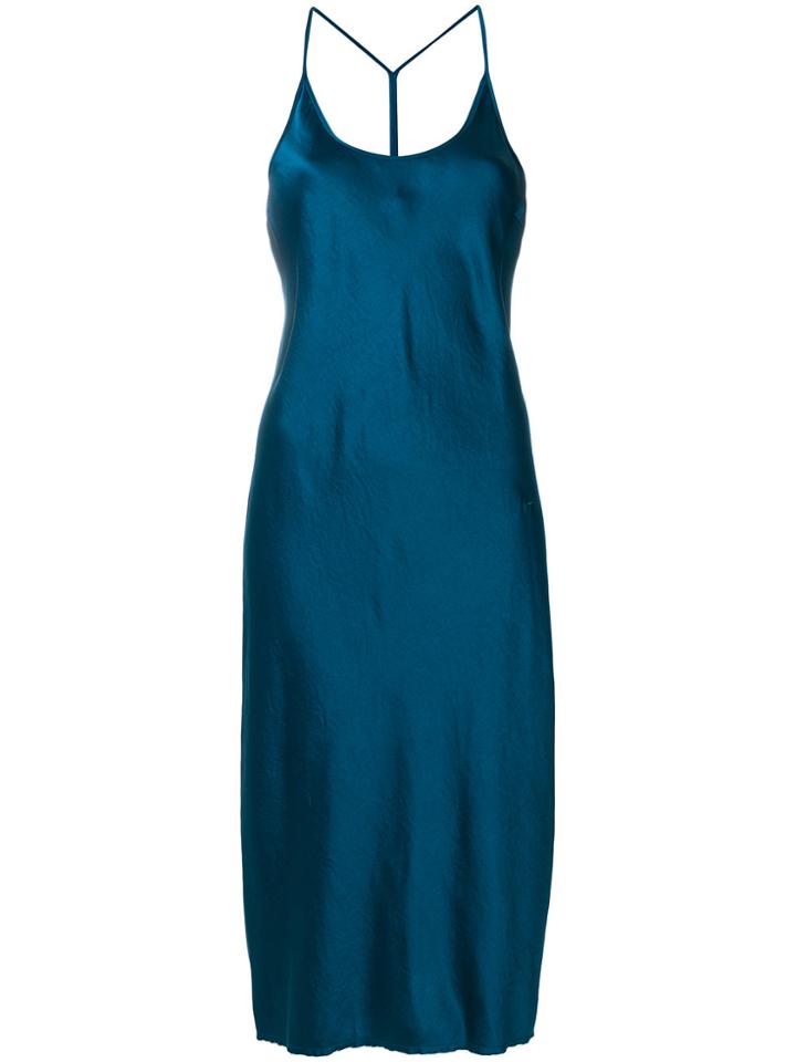 T By Alexander Wang Slip Dress - Blue