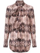 Thomas Wylde Long Sleeve Printed Blouse - Brown