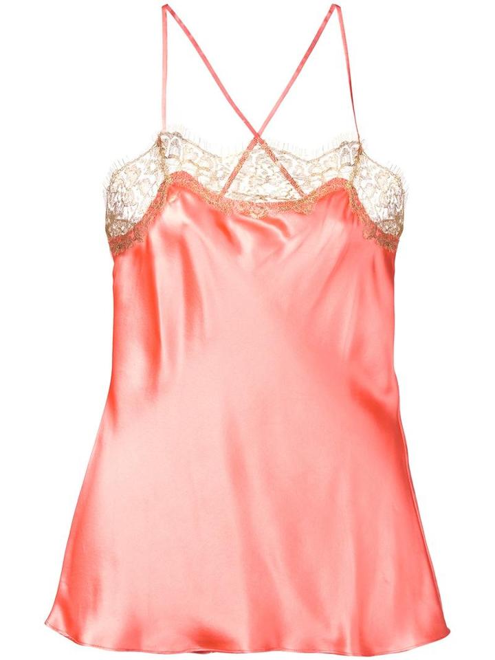 Gilda & Pearl 'gina' Camisole, Women's, Size: Large, Pink/purple, Silk/rayon/nylon/polyethylene