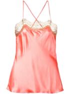 Gilda & Pearl 'gina' Camisole, Women's, Size: Large, Pink/purple, Silk/rayon/nylon/polyethylene