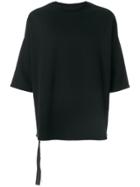 Unravel Project Ribbon Detail T-shirt - Black