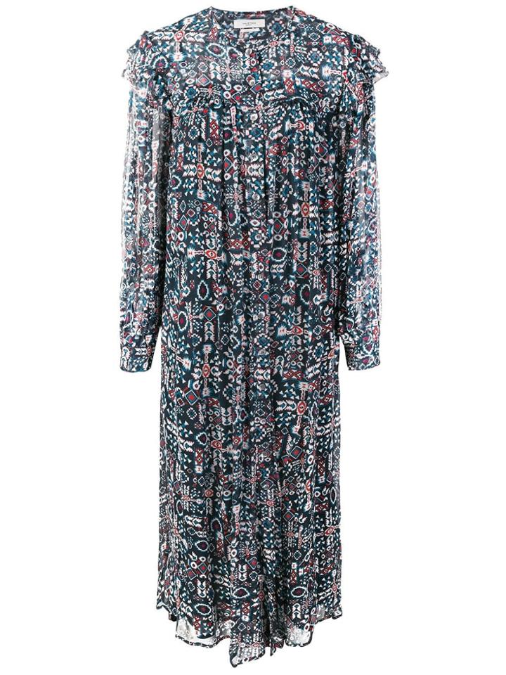 Isabel Marant Étoile Floral Maxi Dress - Black