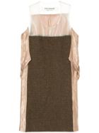 Junya Watanabe Comme Des Garçons Vintage Flared Midi Dress - Brown