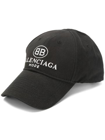 Balenciaga Embro Bb Cap - Black