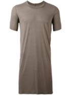 Rick Owens Long Length T-shirt, Men's, Size: Medium, Green, Silk/viscose
