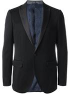 Etro Shawl Collar Blazer, Men's, Size: 50, Black, Cotton/nylon/silk/viscose