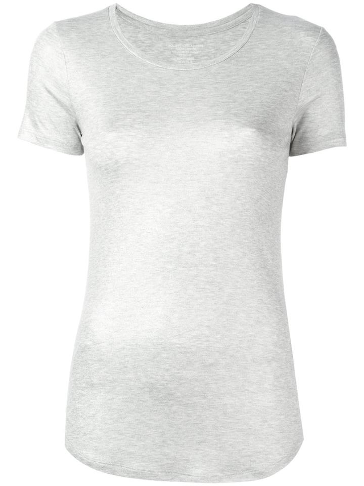 Majestic Filatures Metallic T-shirt, Women's, Size: Ii, Grey, Viscose/spandex/elastane