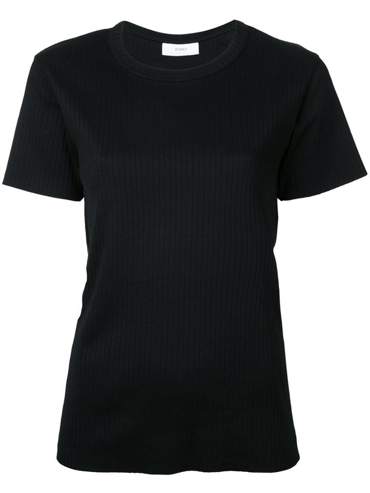 Astraet Ribbed T-shirt - Black
