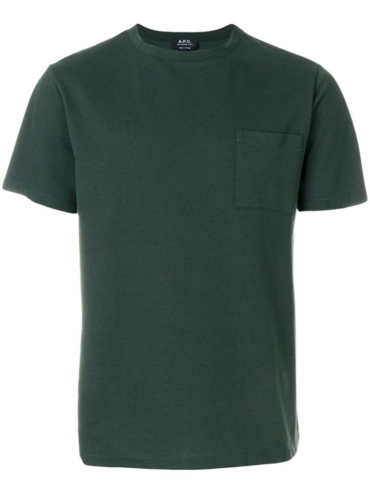 A.p.c. Patch Pocket T-shirt - Green