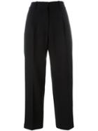 Forte Forte Cropped Trousers, Women's, Size: Vi, Black, Viscose/virgin Wool