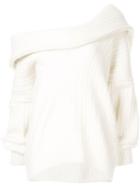 Jacquemus Oversized Ahwa Jumper - White