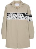 Prada Comic Band Mac Jacket - Nude & Neutrals