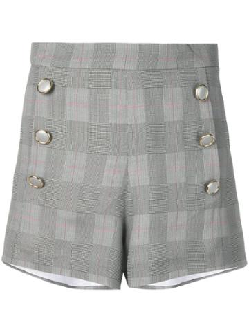 Forte Dei Marmi Couture Check Shorts - Grey