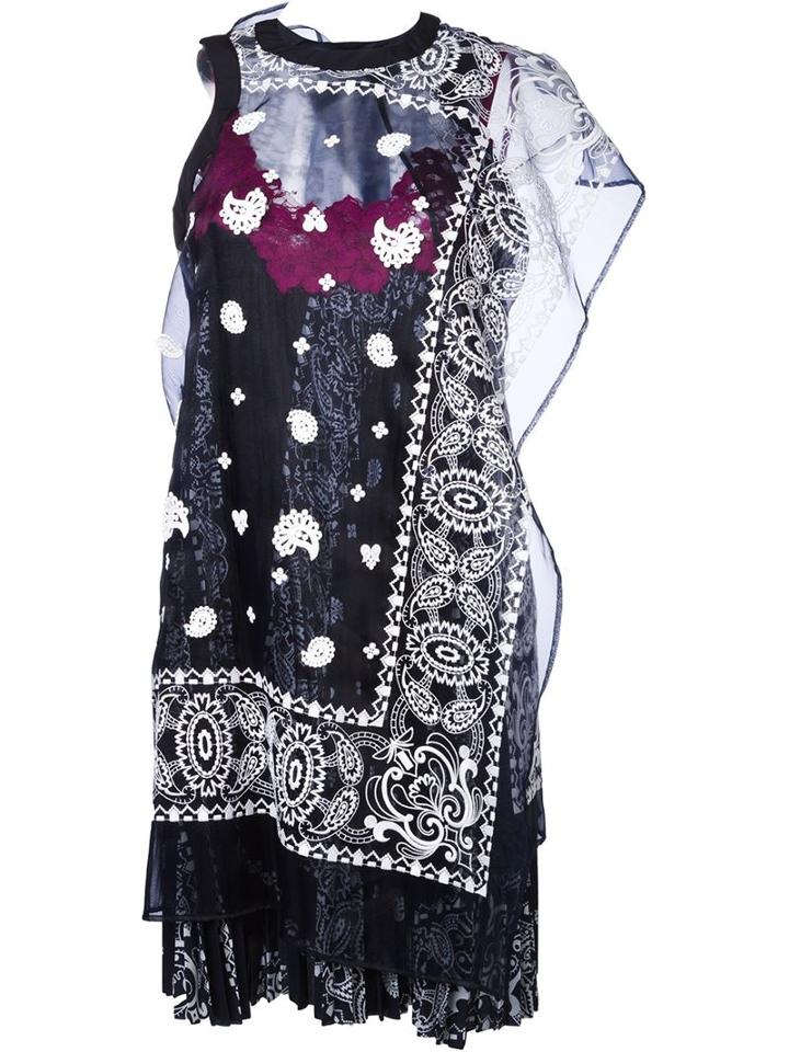 Sacai Bandanna Print Sleeveless Dress