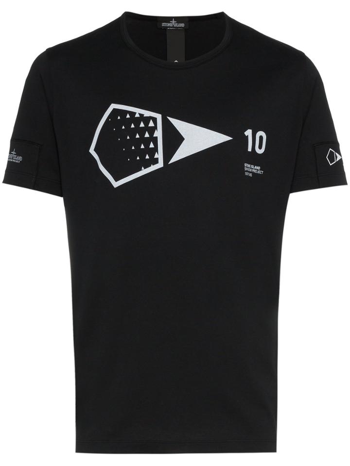 Stone Island Shadow Project Round Neck Tshirt - Black