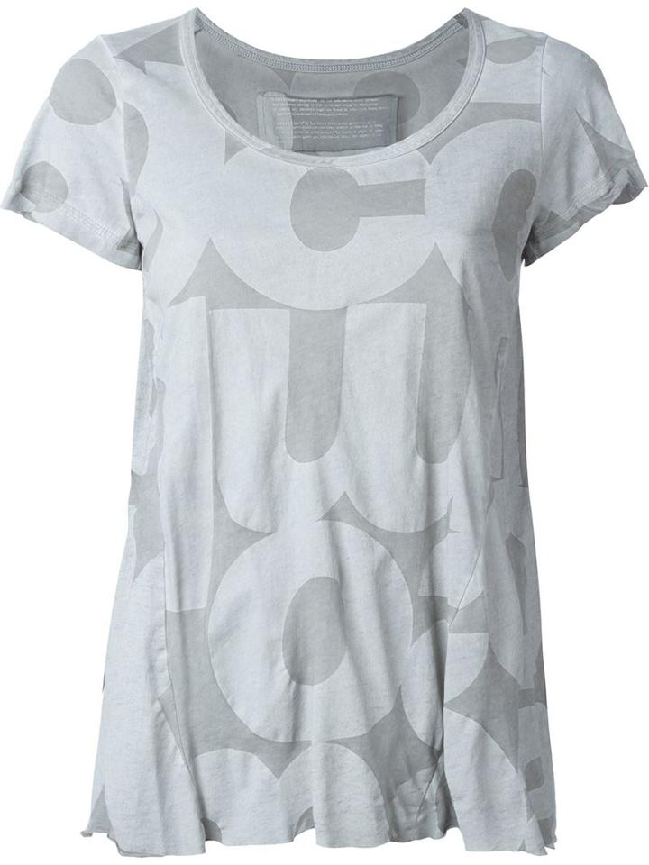 Rundholz Letter Print T-shirt