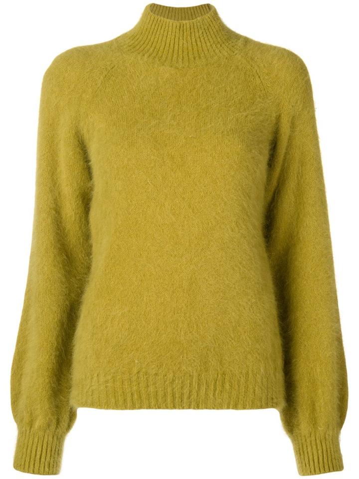 Alberta Ferretti Mock Neck Sweater - Green