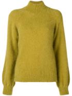 Alberta Ferretti Mock Neck Sweater - Green