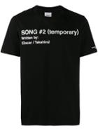 Takahiromiyashita The Soloist Logo Printed T-shirt - Black