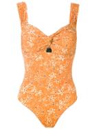 Clube Bossa Margareta Printed Swimsuit - Orange