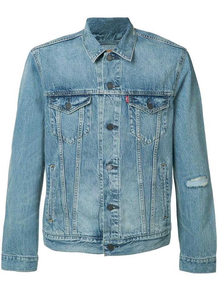 Levi's Flap Pockets Denim Jacket, Men's, Size: Small, Blue, Cotton