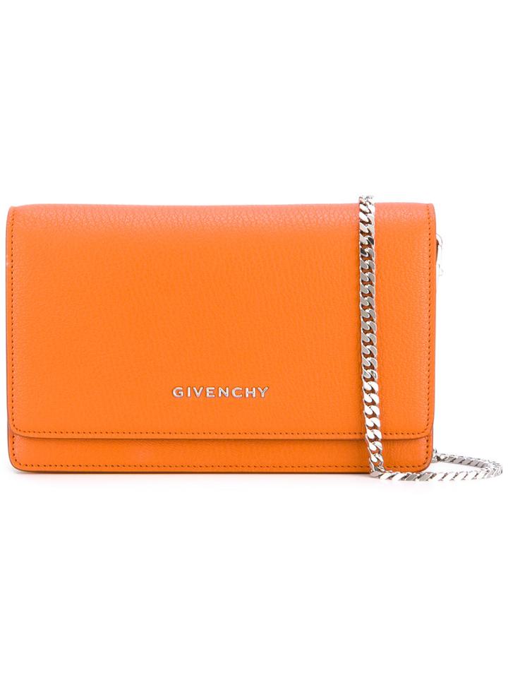 Givenchy - Pandora Crossbody Bag - Women - Goat Skin/leather - One Size, Yellow/orange, Goat Skin/leather