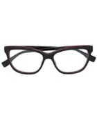 Fendi Eyewear Square Frame Glasses - Black