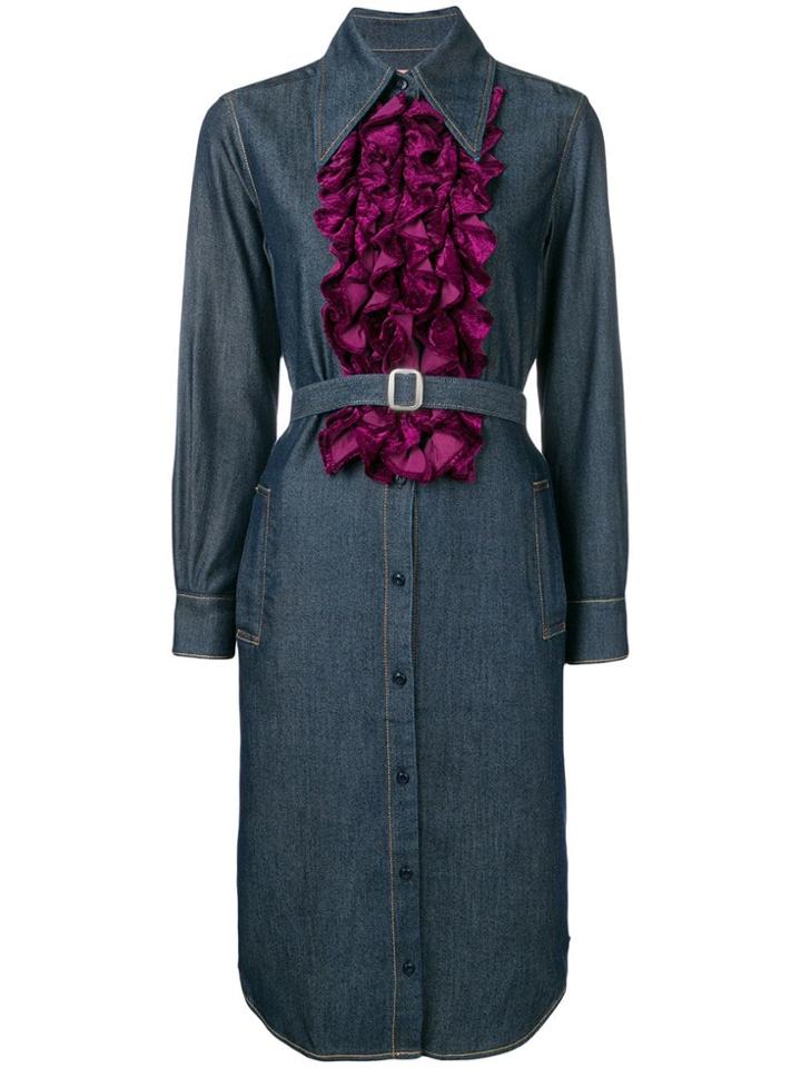 Acne Studios Easy Fit Bib Dress - Blue