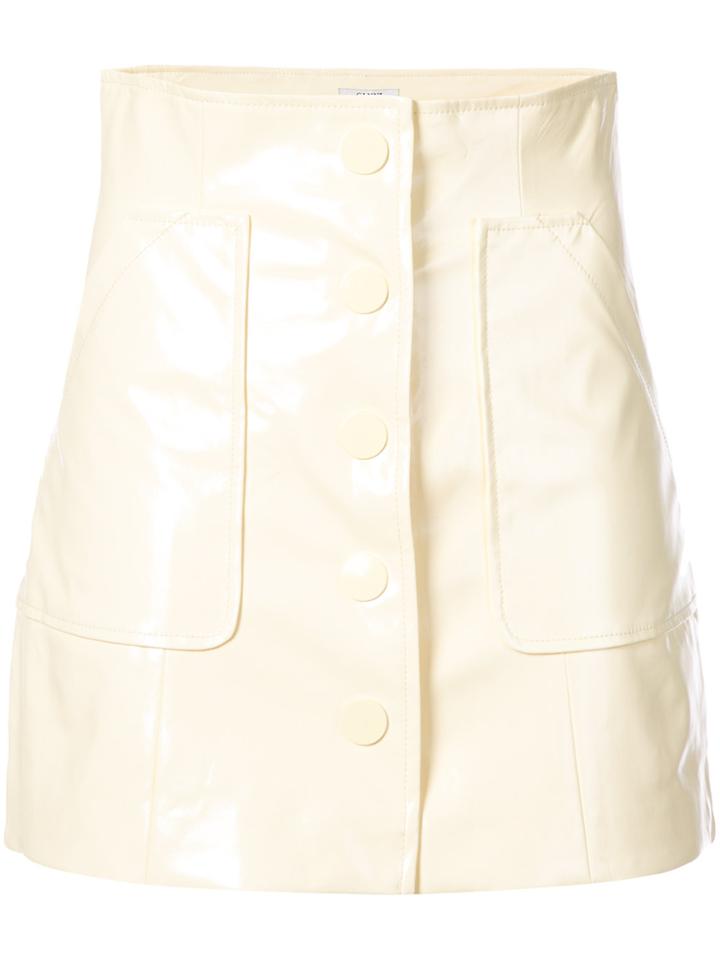 Ganni High Waisted Skirt - Yellow & Orange