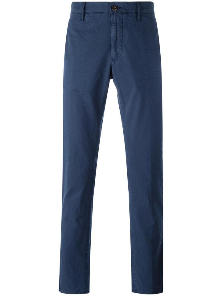 Incotex Classic Chinos, Men's, Size: 36, Blue, Cotton