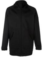 Aspesi Zip Up Hoodie, Men's, Size: Small, Black, Polyurethane/wool