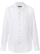 The Gigi - Plain Shirt - Men - Linen/flax - 42, White, Linen/flax