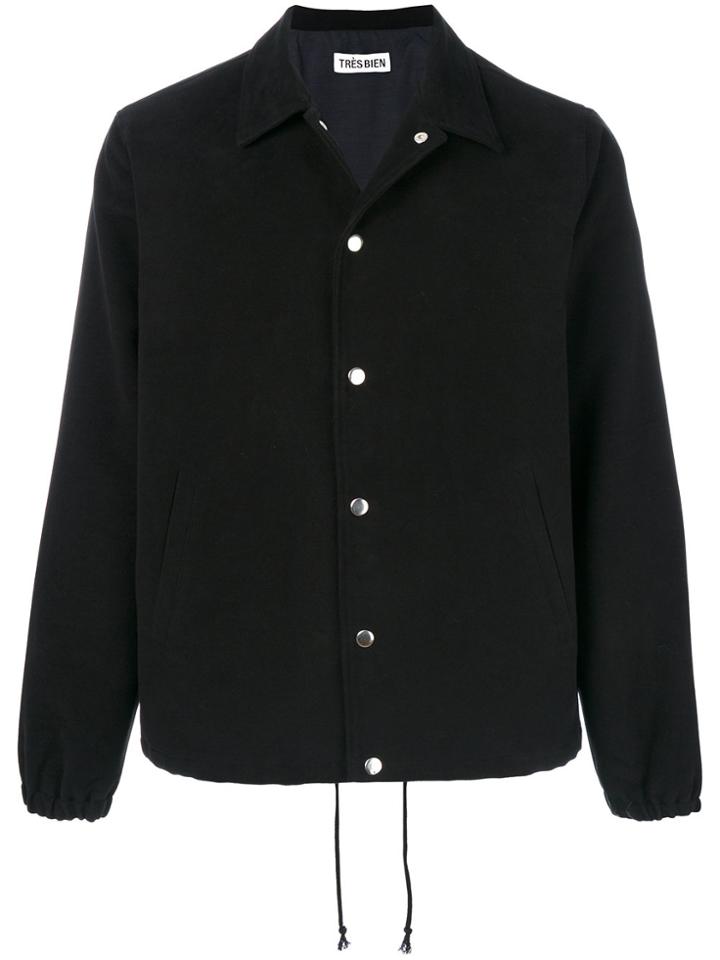 Très Bien Buttoned Jacket - Black