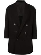 Neil Barrett Oversize Double-breasted Coat - Black