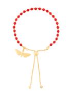 Astley Clarke Sea Bamboo Moth Kula Bracelet - Red