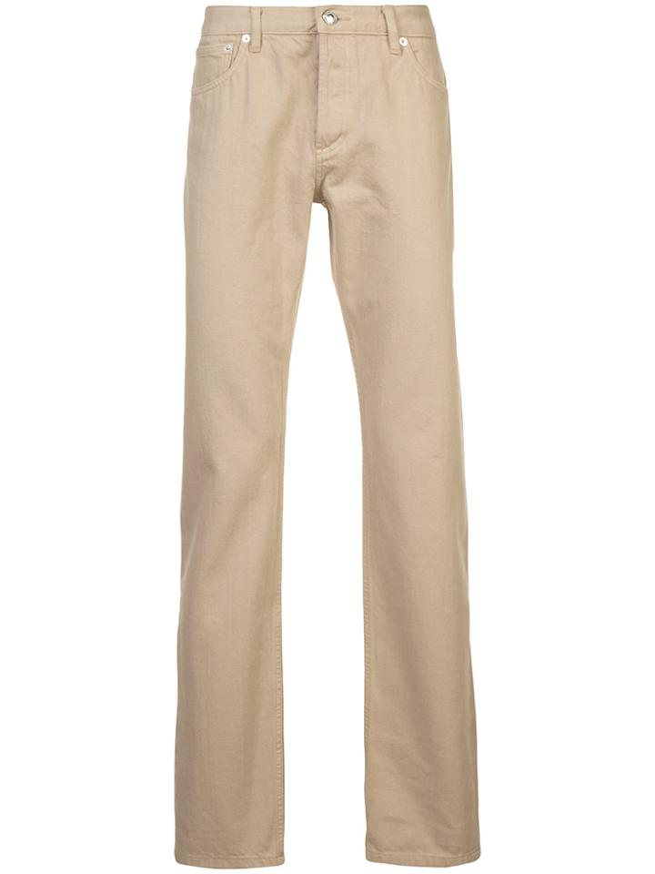 A.p.c. Straight-leg Jeans - Brown