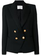 Pierre Balmain Peaked Lapels Double-breasted Blazer - Black