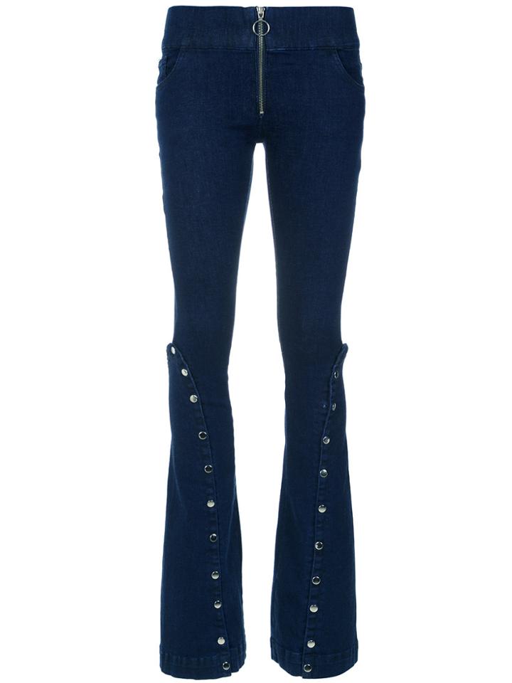 Andrea Bogosian Buttoned Trousers - Blue