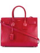 Saint Laurent Small 'sac De Jour' Tote, Women's, Red, Leather/calf Leather