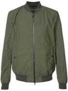 Belstaff Classic Bomber Jacket, Men's, Size: 54, Green, Polyester/polyurethane